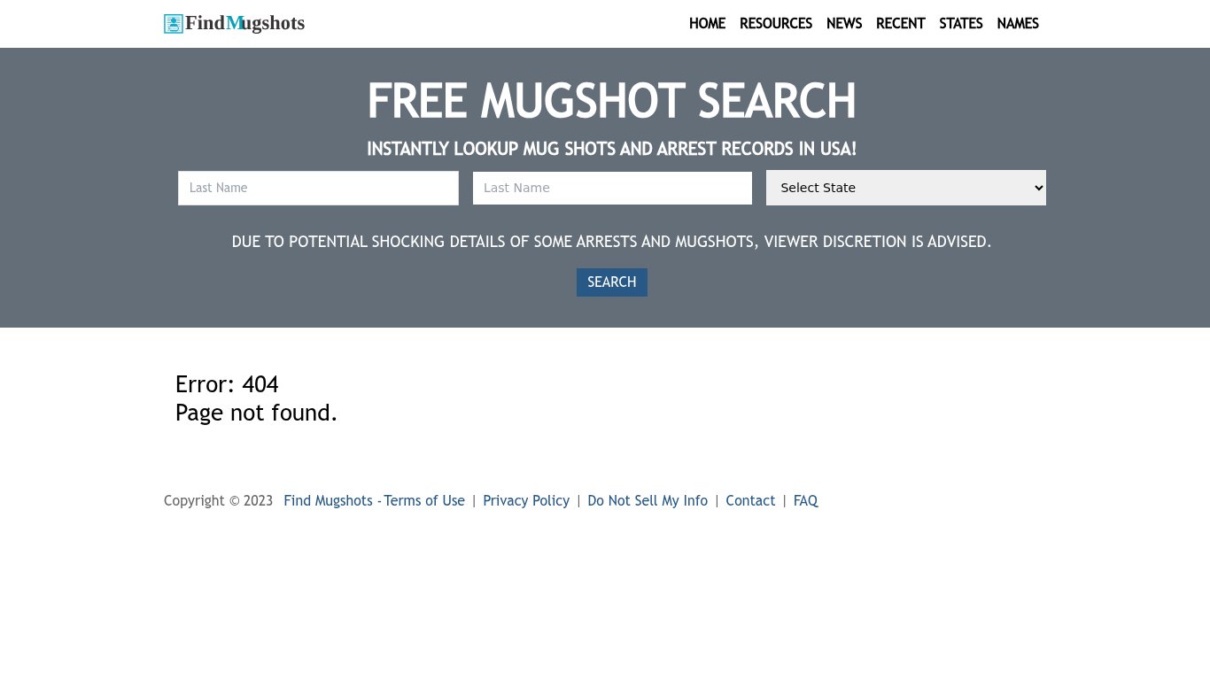 Find North Dakota Mugshots - Find Mugshots